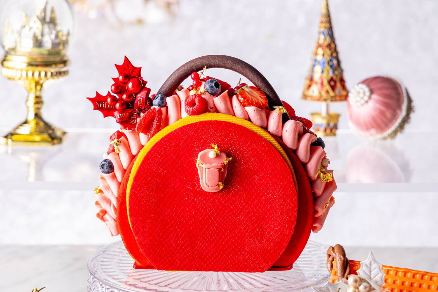 大割引 ヒルトン東京24年クリスマスケーキは“まるで本物”ハンドバッグ風 カトラリー(スプーン等)