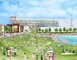 大阪・千里中央地区の再開発 - 千里阪急が入る大規模商業施設が誕生へ、緑豊かな広場も｜写真2