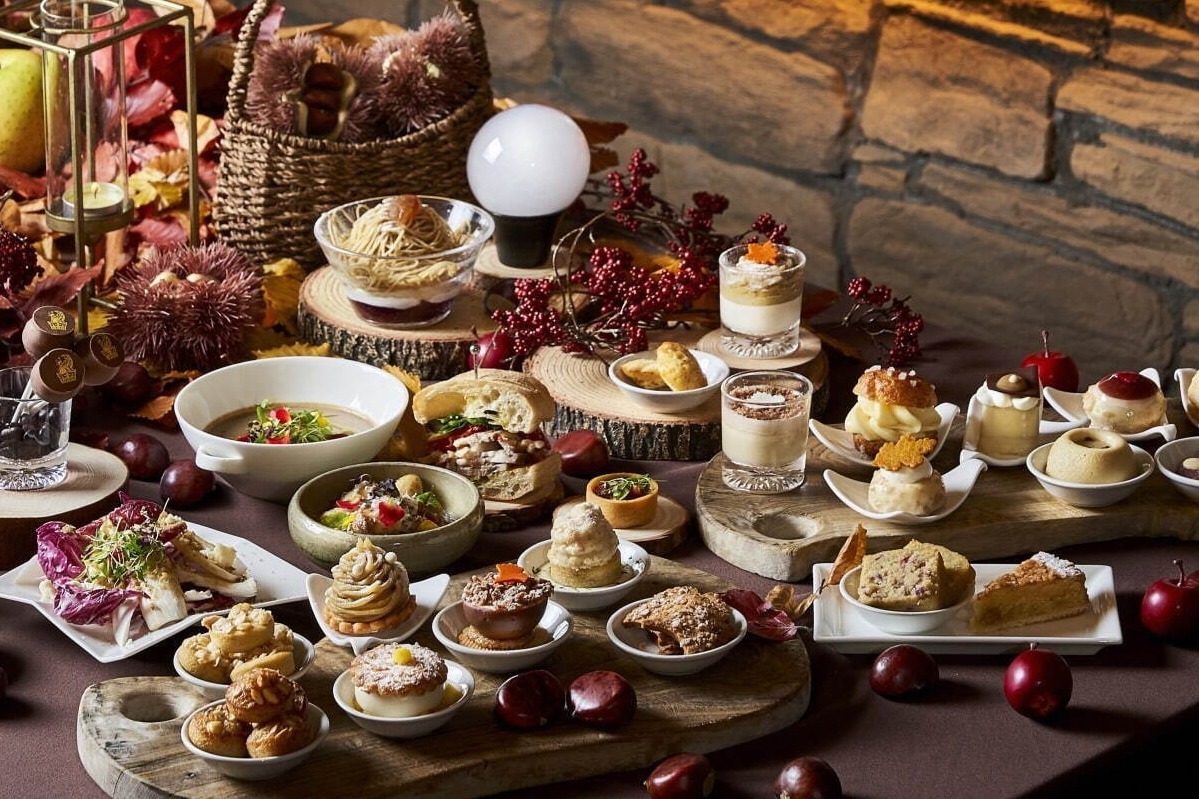 ザ・リッツ・カールトン大阪“マロンだらけ”の秋アフタヌーンブッフェ、モンブランやケーキなど栗スイーツ