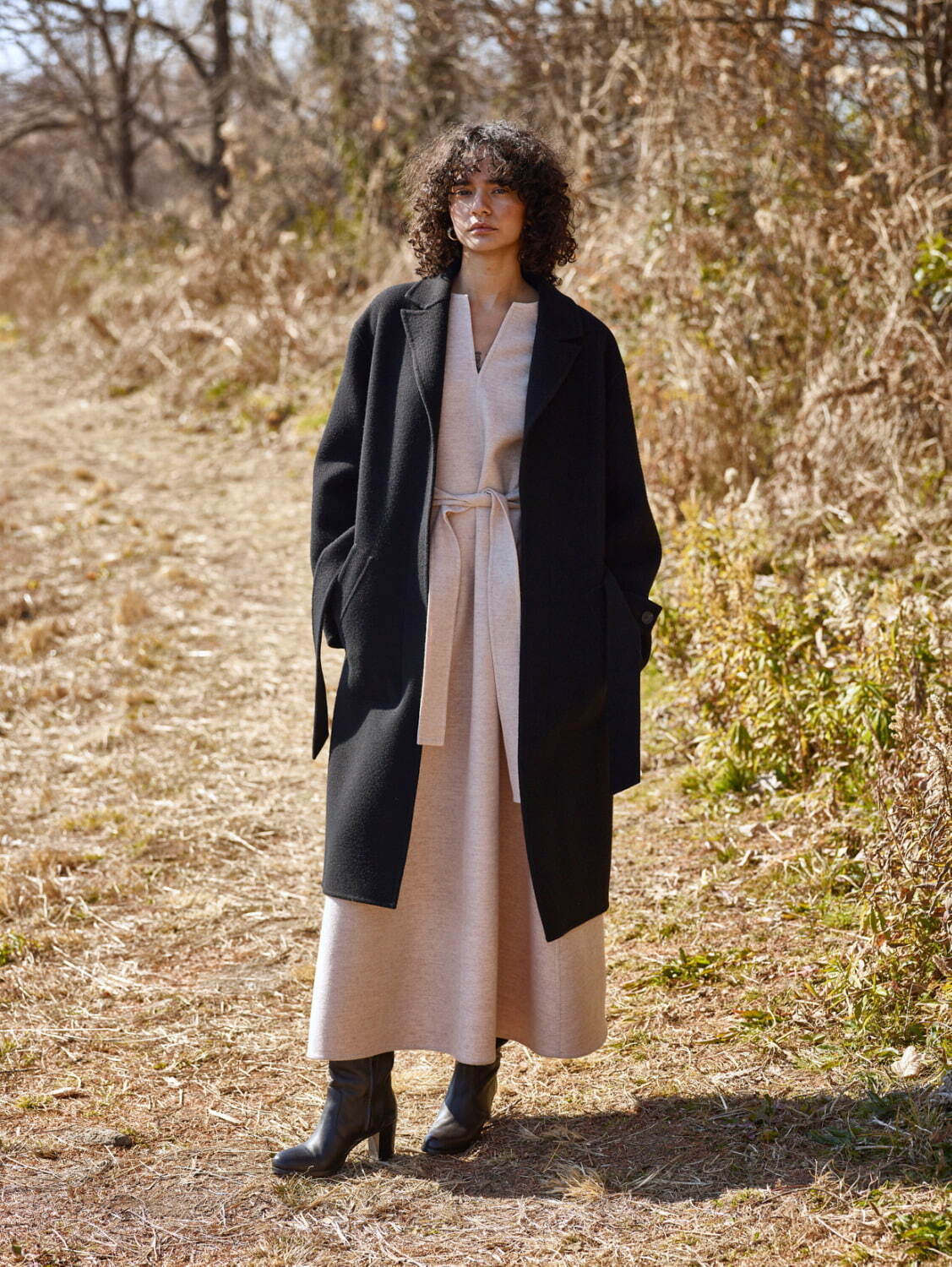 POSTELEGANT】ウールカシミアリバーベスト – ファッション