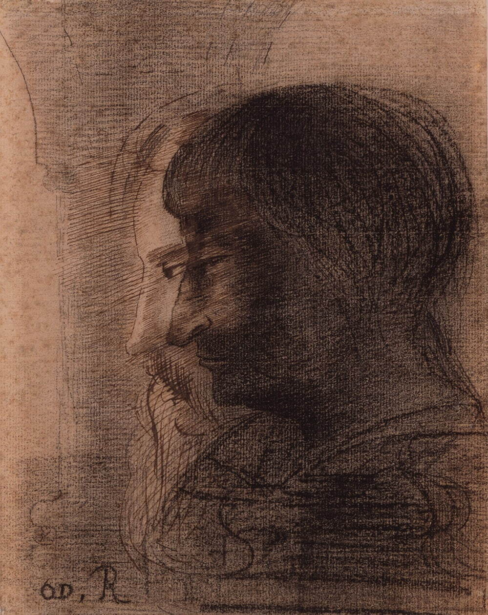 オディロン・ルドン 《ダブル・プロフィル》 制作年不詳 岐阜県美術館