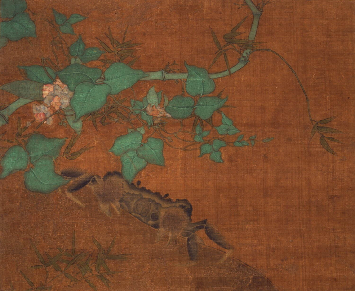 雪村周継 《葛花、竹に蟹図》 室町時代
群馬県立近代美術館 戸方庵井上コレクション ［通期展示］