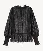 ミュベール24年秋冬ニットウェア、ポンポンが覆うツイードジャケット＆ペプラムカーディガン｜写真13