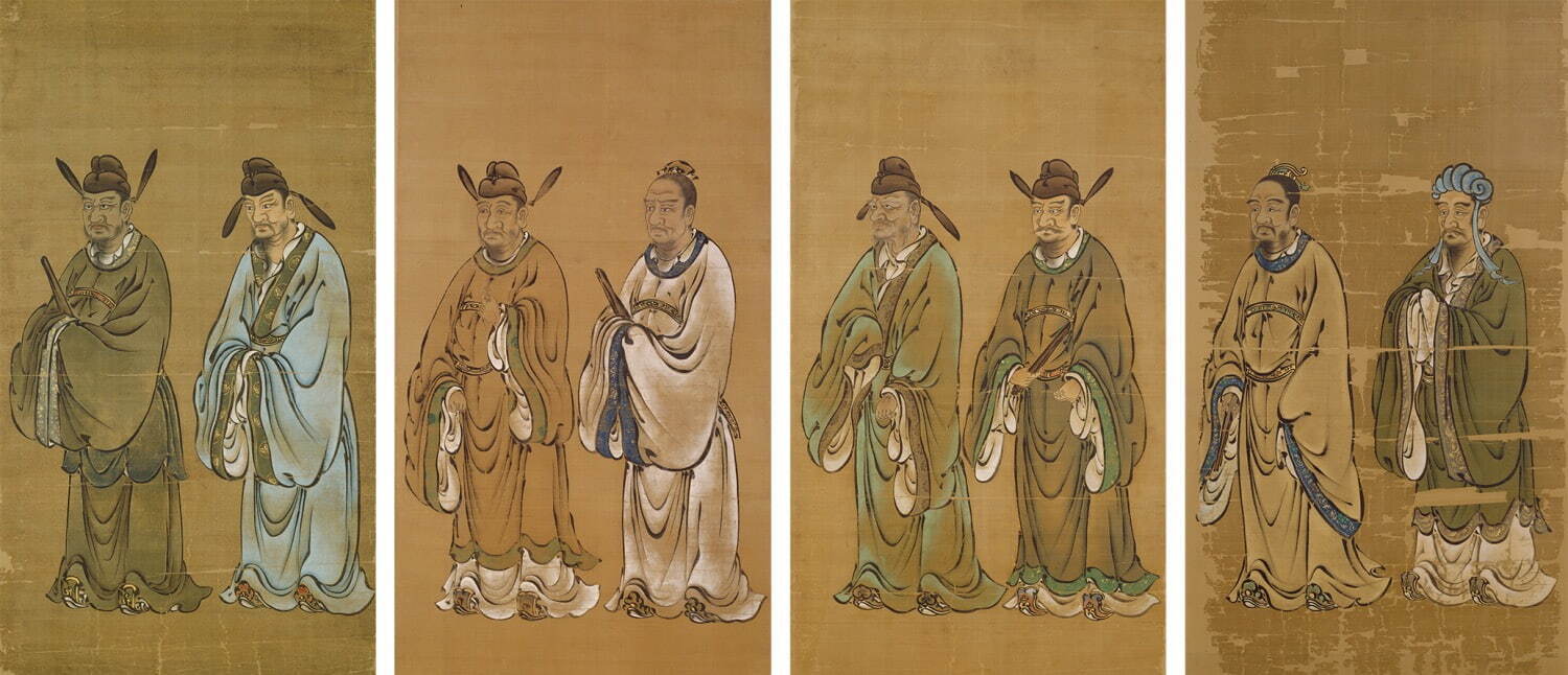 重要文化財 狩野孝信 《賢聖障子絵》 二十面のうち
慶長19年(1614年) 仁和寺 ［通期展示・面替えあり］