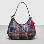 コーチトピア24年秋冬バッグ、軽くパフィな“星柄”キルティングのタータンチェック柄トート｜写真20