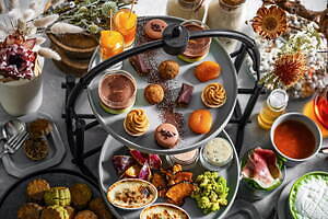 チャバティ京都嵐山“秋の味覚”のアフタヌーンティー、蜜芋スイートポテトや宇治抹茶プリン｜写真6