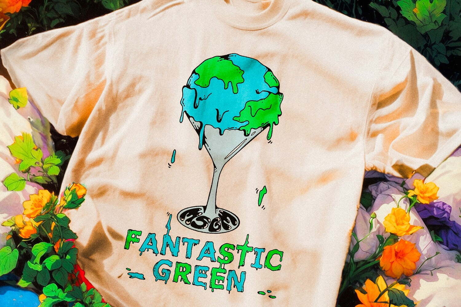 地球モチーフ｜MSGM“地球やリンゴ”のグラフィック入りTシャツやパーカー、ミラノ「ブッロ ストゥディオ」コラボ