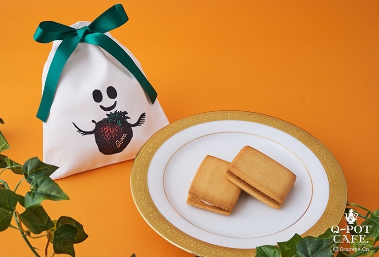 Q-pot CAFE.ハロウィンスイーツ、「オバケちゃん」クッキー缶や