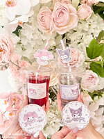 マイメロディ＆クロミのコラボアフタヌーンティーが東京・表参道で、顔型ムースケーキやパフェなど｜写真7