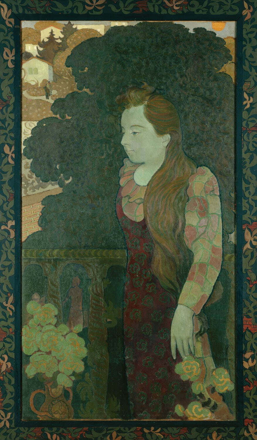 モーリス・ドニ 《夕映えの中のマルト》 1892年 新潟県立近代美術館・万代島美術館