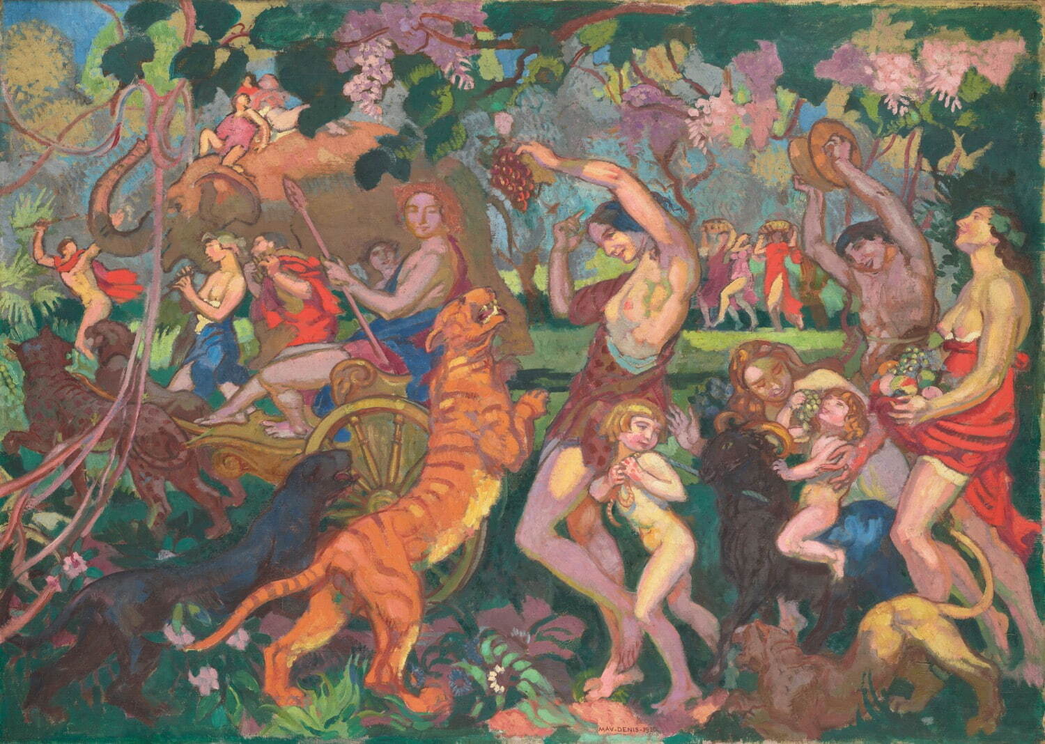 モーリス・ドニ 《バッカス祭》 1920年 石橋財団アーティゾン美術館