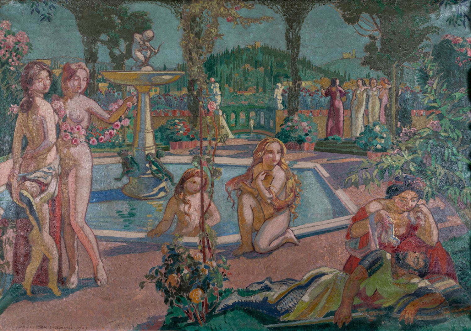 モーリス・ドニ 《アルミードの園》 1907年 富士屋ホテル