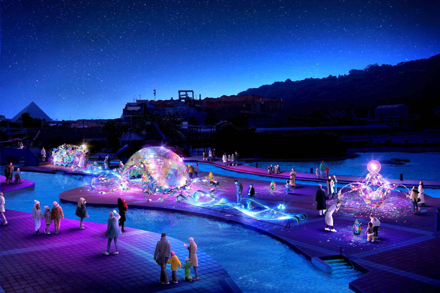 ワイン｜ラグーナテンボス24年イルミネーション、“深海と宇宙”の光の演出＆クリスマスマーケットなど