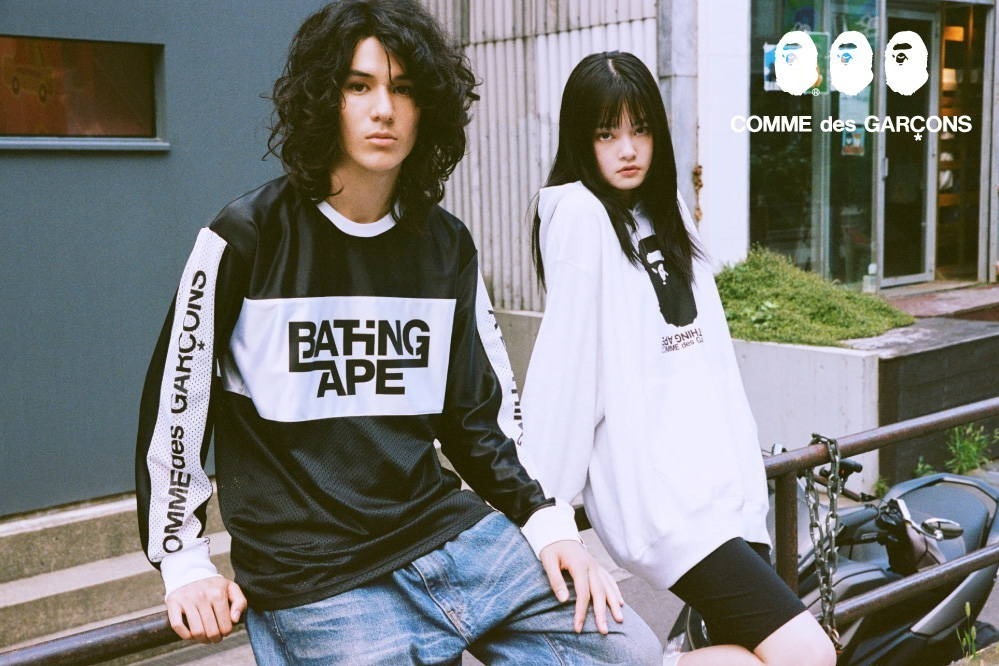 写真6/11｜ア ベイシング エイプ×コム デ ギャルソンのロゴTシャツや 