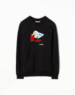 プラン シー“スクーターで巡るイタリア旅”モチーフのプリントTシャツやスウェット、中綿入りバッグも｜写真5