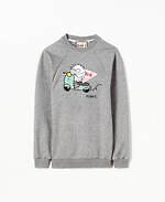 プラン シー“スクーターで巡るイタリア旅”モチーフのプリントTシャツやスウェット、中綿入りバッグも｜写真4