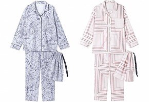 ワコール 睡眠科学×ミントデザインズ“ドール柄”星座の「天体図」モチーフパジャマ