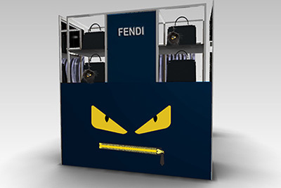 フェンディ、メンズにフォーカスした初の限定ストアを伊勢丹新宿にオープン