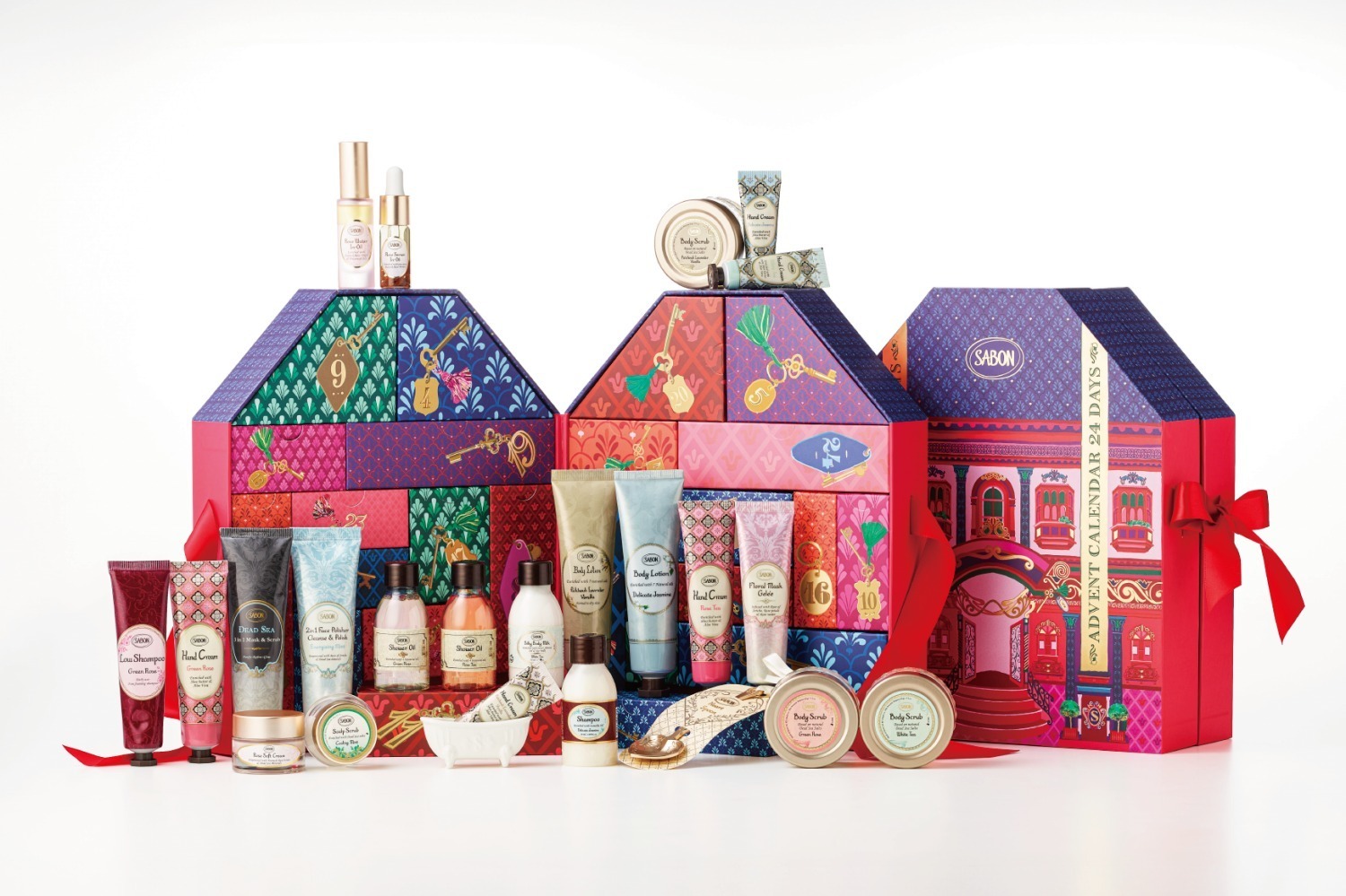 ボディミルク｜SABON24年クリスマスコフレ第2弾“パリの宮殿”着想のアドベントカレンダー、人気24製品入り