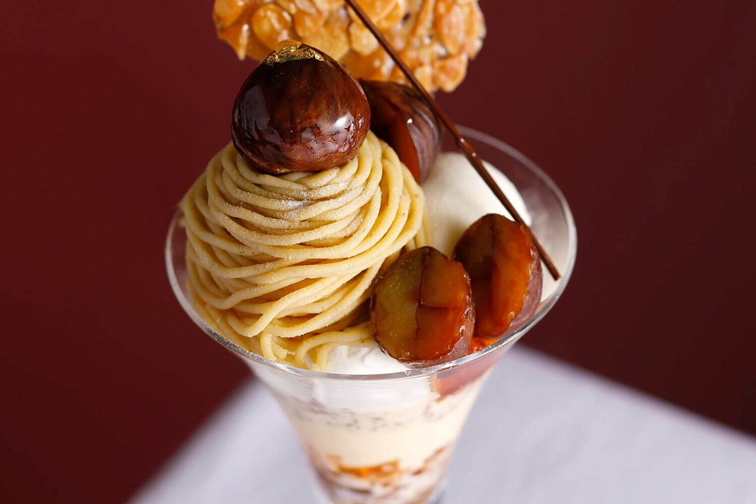 フルーツパーラー｜資生堂パーラー 銀座本店サロン・ド・カフェ、和栗モンブランや秋フルーツの秋限定パフェ