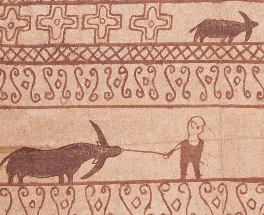 掛布(部分) インドネシア スラウェシ島 20世紀