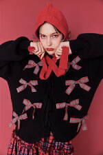 キャンディ ストリッパー24年冬・梅春、“鳥獣戯画”着想ジャケット＆たっぷりリボンのカーディガン｜写真18