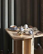 ロイヤル コペンハーゲン24年クリスマス、サンタの陶器人形やレース模様のプレート｜写真3