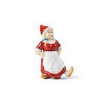 ロイヤル コペンハーゲン24年クリスマス、サンタの陶器人形やレース模様のプレート｜写真10