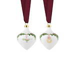 ロイヤル コペンハーゲン24年クリスマス、サンタの陶器人形やレース模様のプレート｜写真18