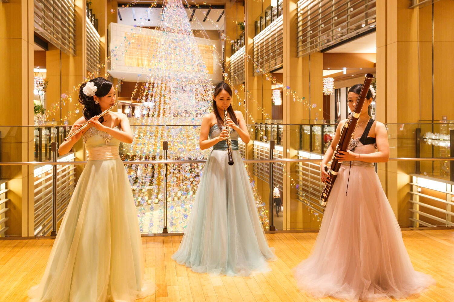東京ミッドタウンの24年イルミネーション、シャボン玉＆雪のふんわり舞う演出や幻想的な光｜写真18
