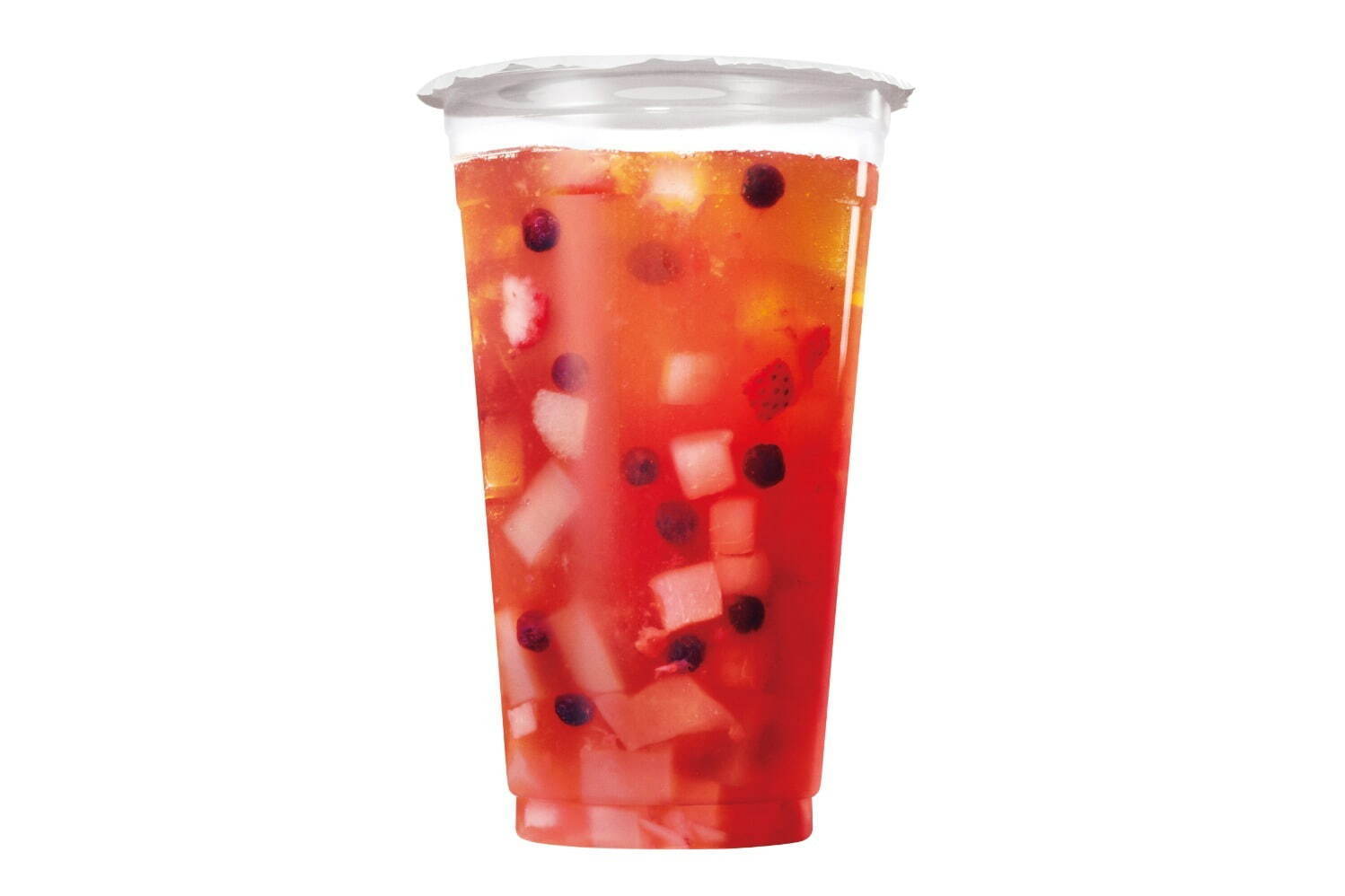 台湾粉粿 フルーツティピーチ&ミックスベリー テイクアウト 540円、イートイン 550円