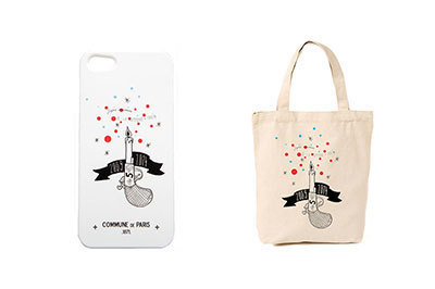 コミューン ドゥ パリ、5周年記念で原宿に限定ストア - デザイナーによる似顔絵ペイントも