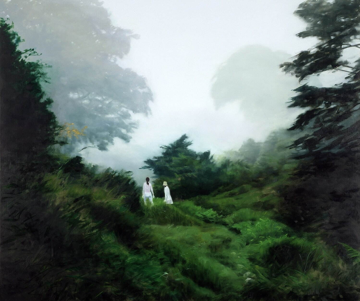 小西真奈 《キンカザン2》 2005年 油彩、キャンバス 第一生命保険株式会社蔵