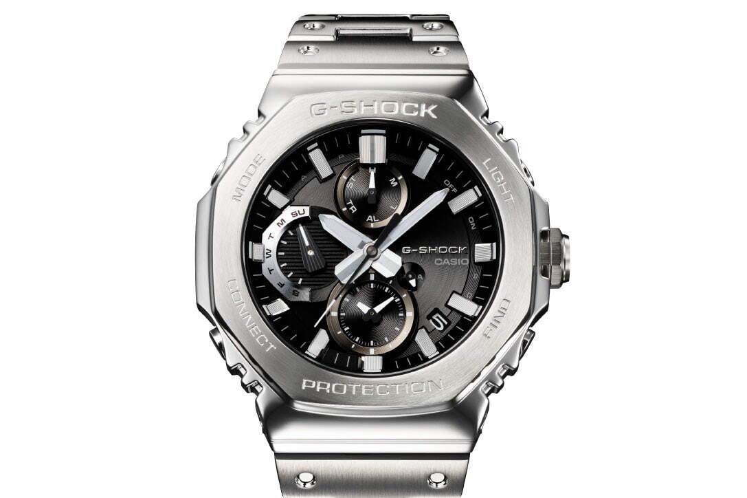 G-SHOCK、フルメタルの新作腕時計「GMC-B2100」八角形ベゼル
