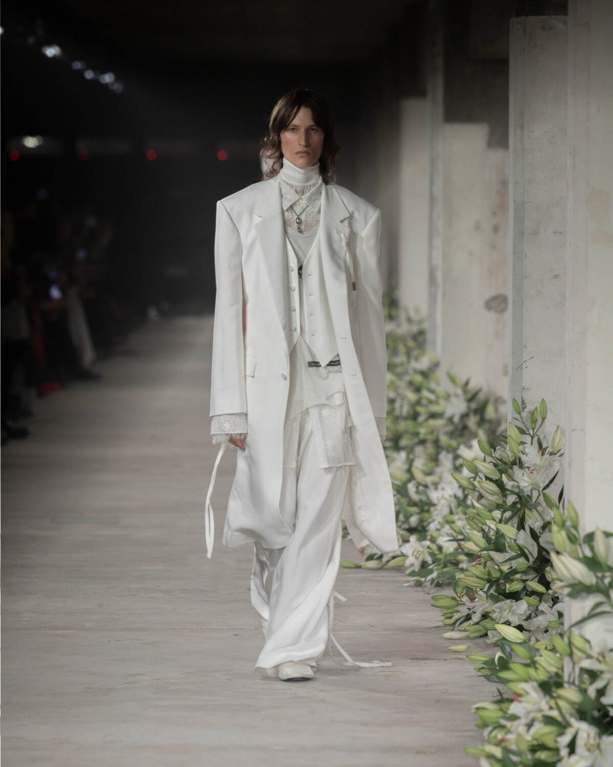 ANN DEMEULEMEESTER インコントロ期 ロングジャケット XS Ann Demeulemeester 2025SS ロングテーラードジャケット