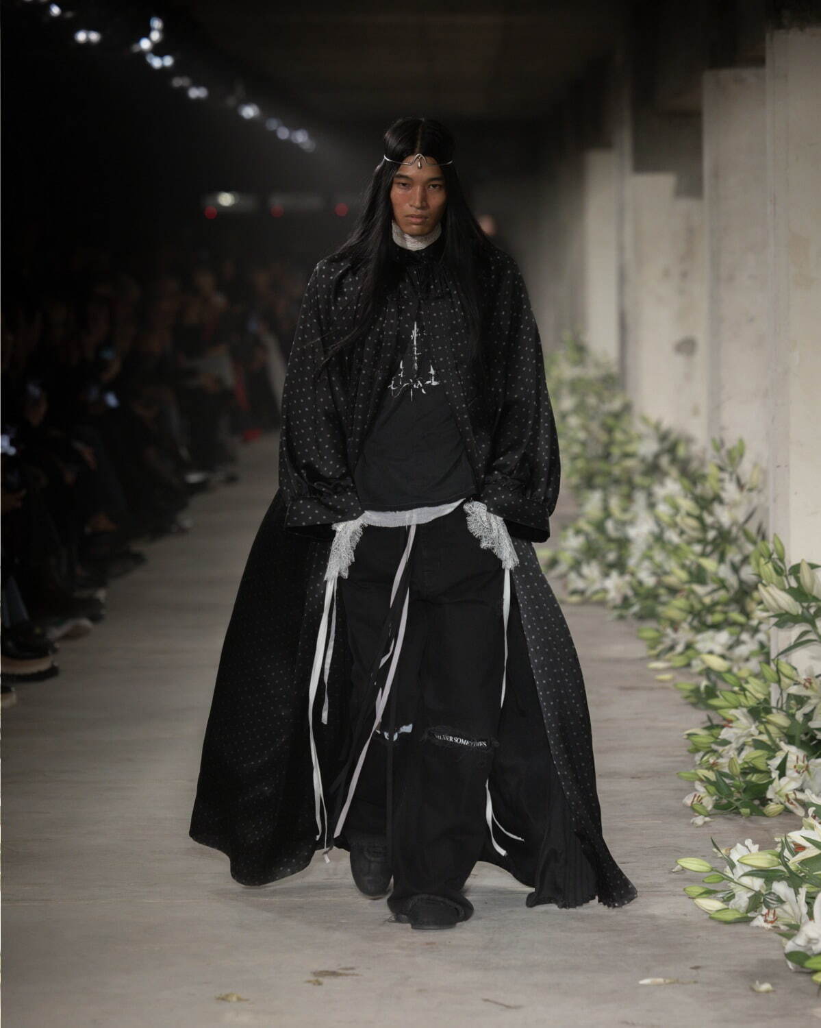 ANN DEMEULEMEESTER カットソードレス 40 アン・ドゥムルメステール Ann Demeulemeester MARK HIGH