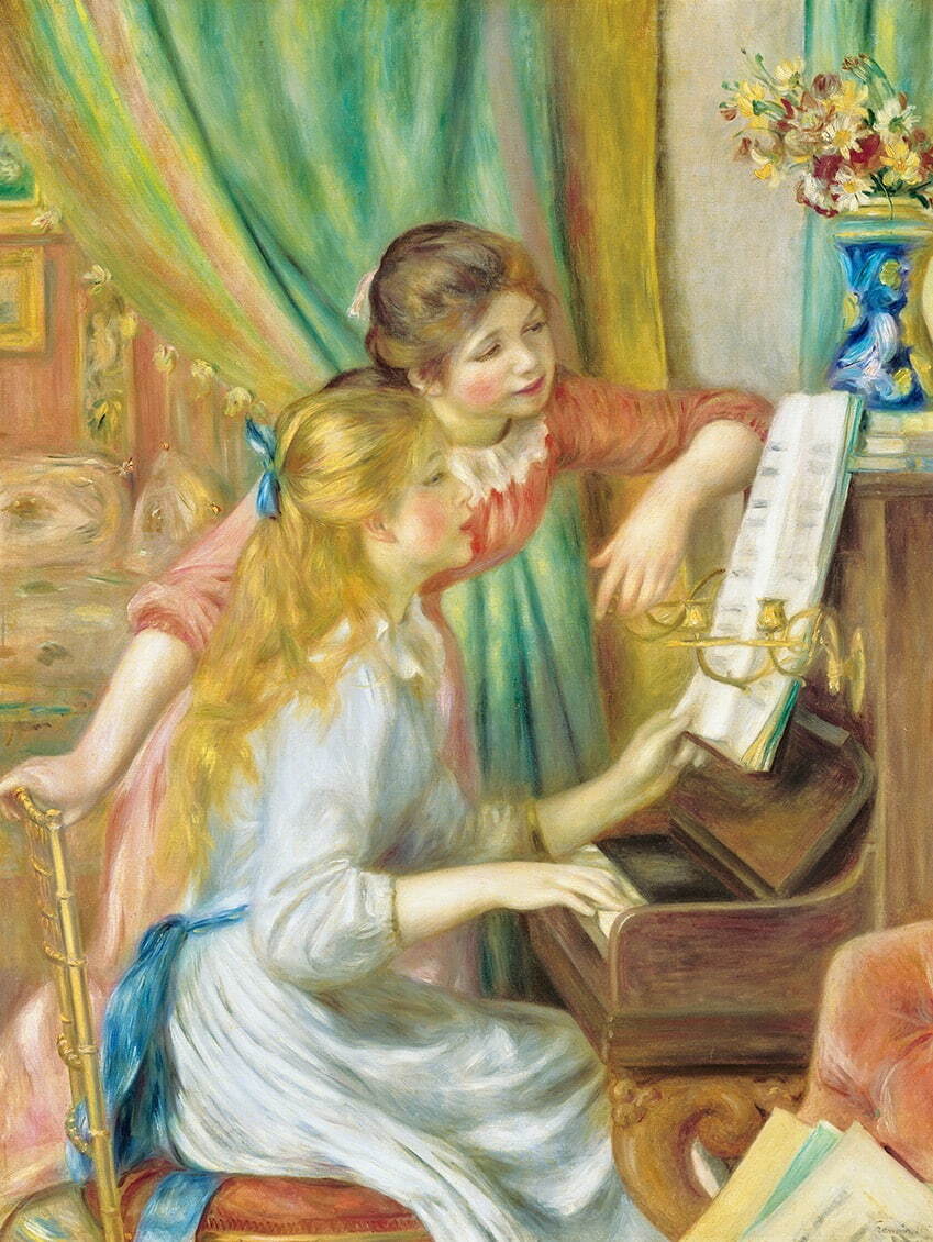 ピエール＝オーギュスト・ルノワール 《ピアノを弾く少女たち》 1892年
© GrandPalaisRmn (musee d