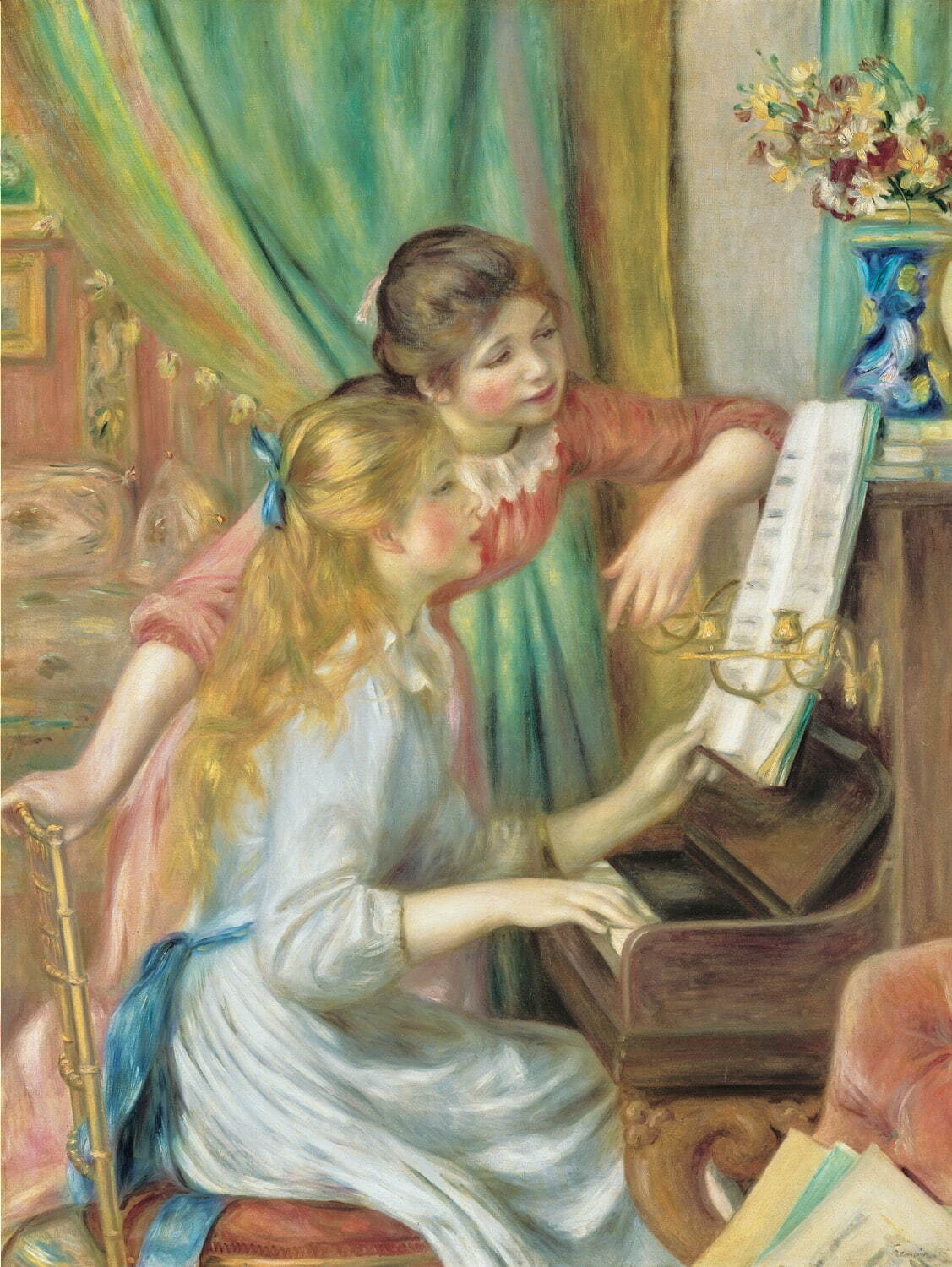 ピエール＝オーギュスト・ルノワール 《ピアノを弾く少女たち》 1892年
油彩／カンヴァス 116×90cm オルセー美術館、パリ
© GrandPalaisRmn (musée d