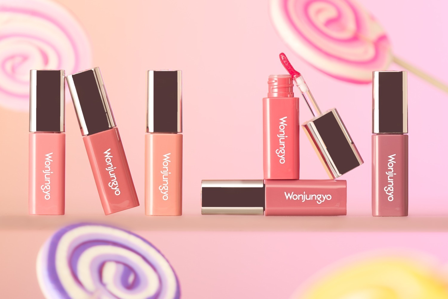 ウォンジョンヨ24年冬コスメ、“まるでキャンディ”クリア発色×グロス級ツヤの新作ピンクリップ