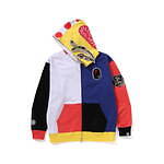 ア ベイシング エイプ“マルチカラー”のシャークフーディ＆スニーカー、レイヤード ミヤシタパーク限定｜写真3