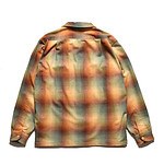 マインデニム×ペンドルトンのウールフランネルシャツ、短丈オープンカラー＆ゆったりウエスタンシャツ｜写真3