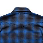 マインデニム×ペンドルトンのウールフランネルシャツ、短丈オープンカラー＆ゆったりウエスタンシャツ｜写真12