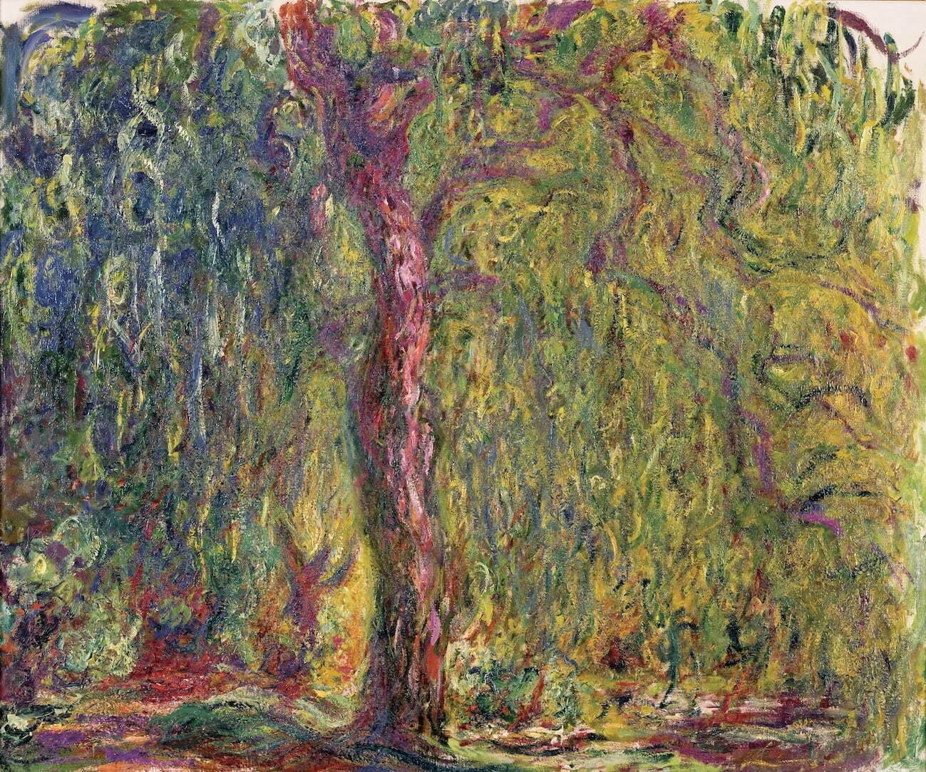 クロード・モネ 《枝垂れ柳》 1918-19年頃 油彩／カンヴァス マルモッタン・モネ美術館、パリ © musée Marmottan Monet