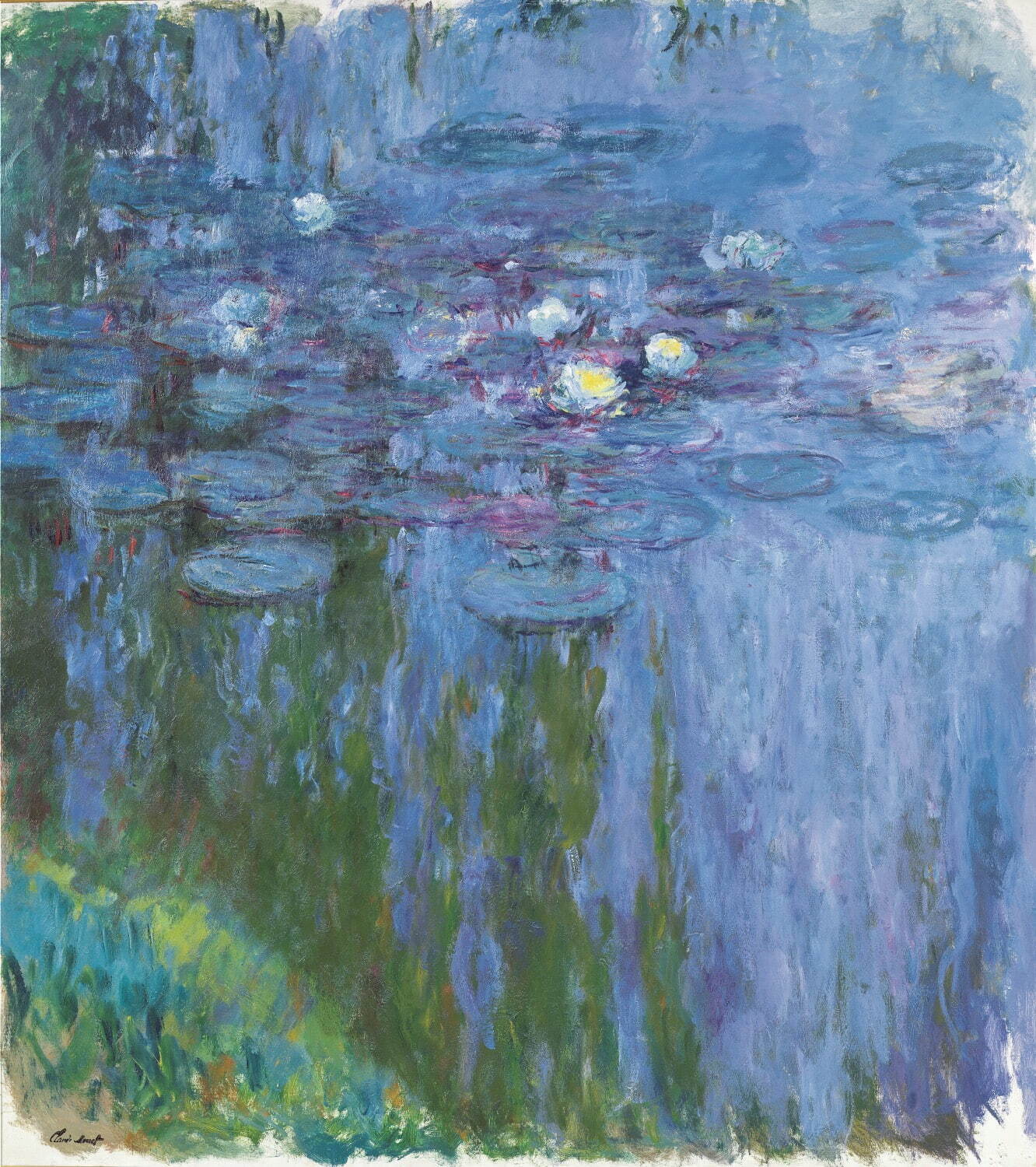 クロード・モネ 《睡蓮》 1916-19年頃
油彩／カンヴァス マルモッタン・モネ美術館、パリ
© musée Marmottan Monet