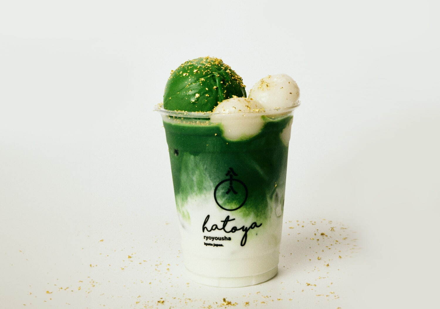 「抹茶ラテ 寿」1,200円
※「抹茶アイス 壱」「白玉」トッピング。