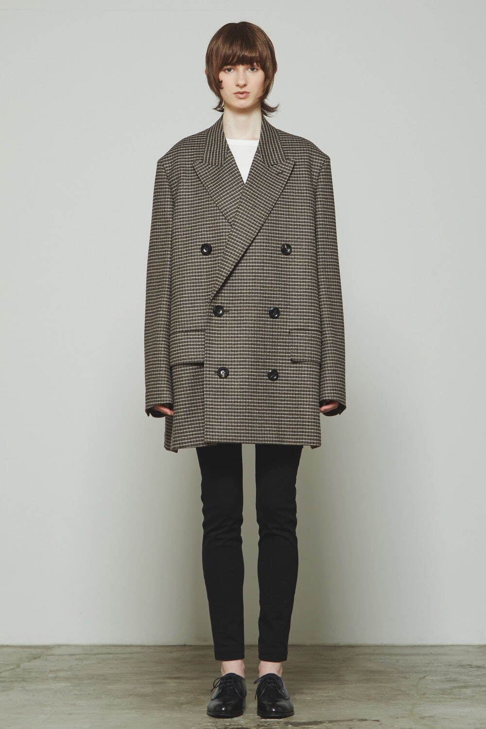 THE RERACS(ザ・リラクス)｜【MEN】ダブルジャコート/ブラック の通販｜ELLESHOP・(エル・ショップ)