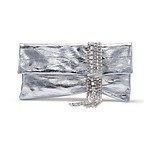 ジミー チュウ24年冬ウィメンズバッグ、クリスタルの“JCロゴ”飾ったサテンハンドバッグなど｜写真16