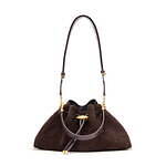 ジミー チュウ24年冬ウィメンズバッグ、クリスタルの“JCロゴ”飾ったサテンハンドバッグなど｜写真8