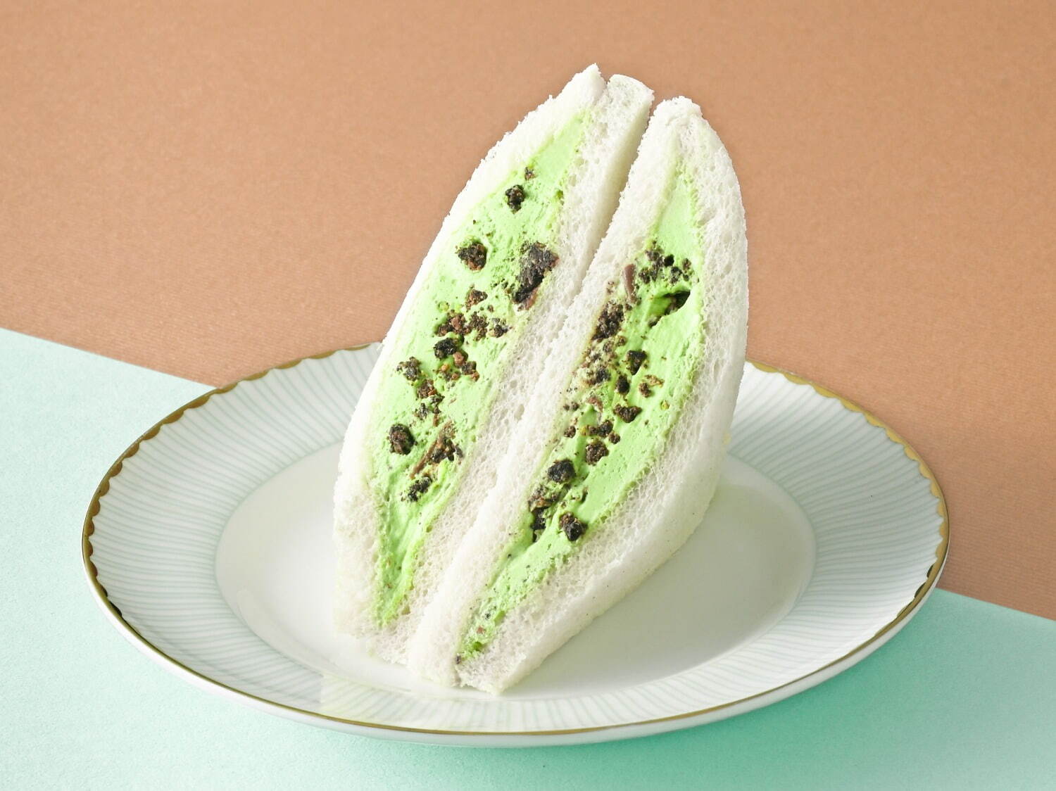 ザクザクチョコミントサンド／サンドイッチカフェおいしいメルヘン。
1パック475円(テイクアウト)、484円(イートイン)