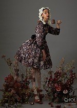 Q-pot. Dress、“テディベア＆カヌレ”の総柄パフスリーブドレスや